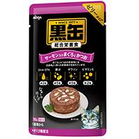 アイシア　黒缶パウチ　サーモン入りまぐろとかつお　70g [713050]