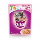 カルカンウィスカス　パウチ　子ねこ用　ゼリー仕立て　かにかま入りまぐろ　70g