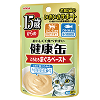 アイシア　15歳からの健康缶パウチ　とろとろペースト　まぐろ　40g