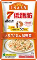 いなば　低脂肪　7歳からの　とりささみ&温野菜　80g