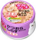 いなば　CIAOホワイティ　A-12　かつお&しらす　ほたて味　85g[061257]